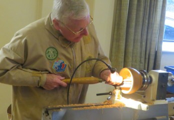 Just before the belt gives way